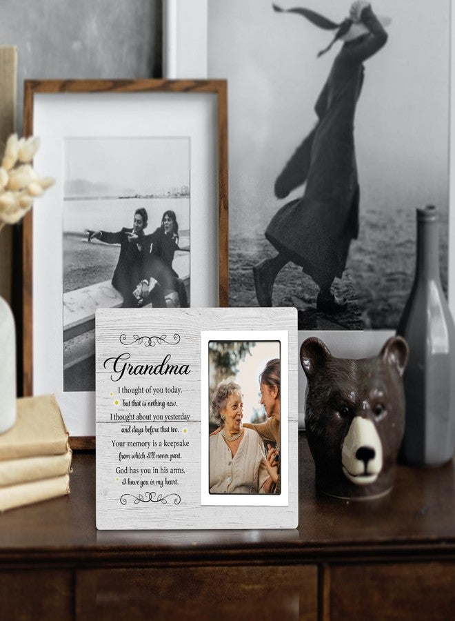 SteadStyle Grandma Memorial Picture Frame - Sympathy Gift for Loss of Grandmother - Bereavement Keepsake for Loved One - Remembrance Photo Frame, Fits 4x6 Inch Picture - Image 5